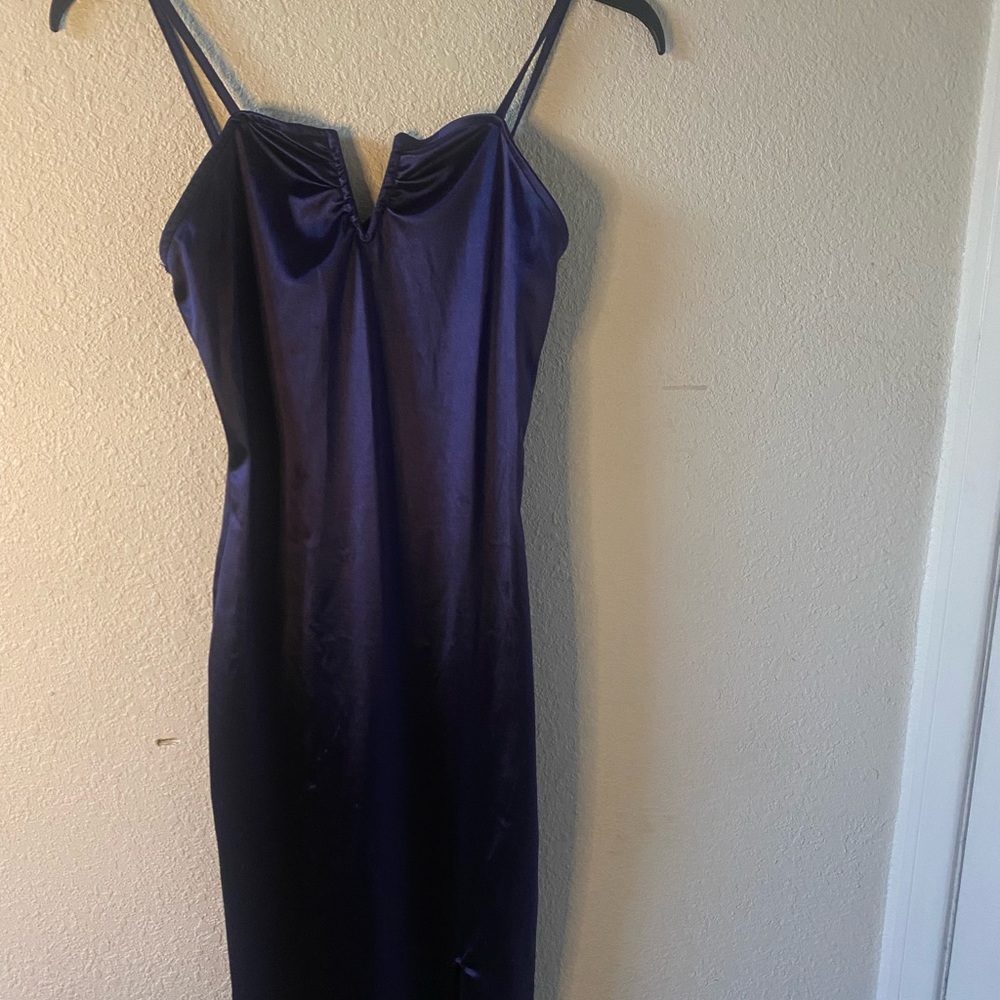 Sexy Royal Purple Dress